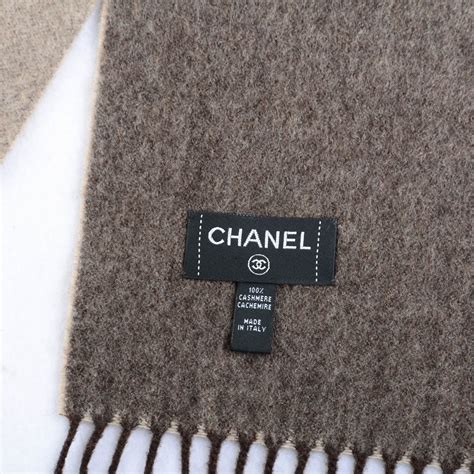 replica chanel wool scarf|chanel brown cashmere scarf.